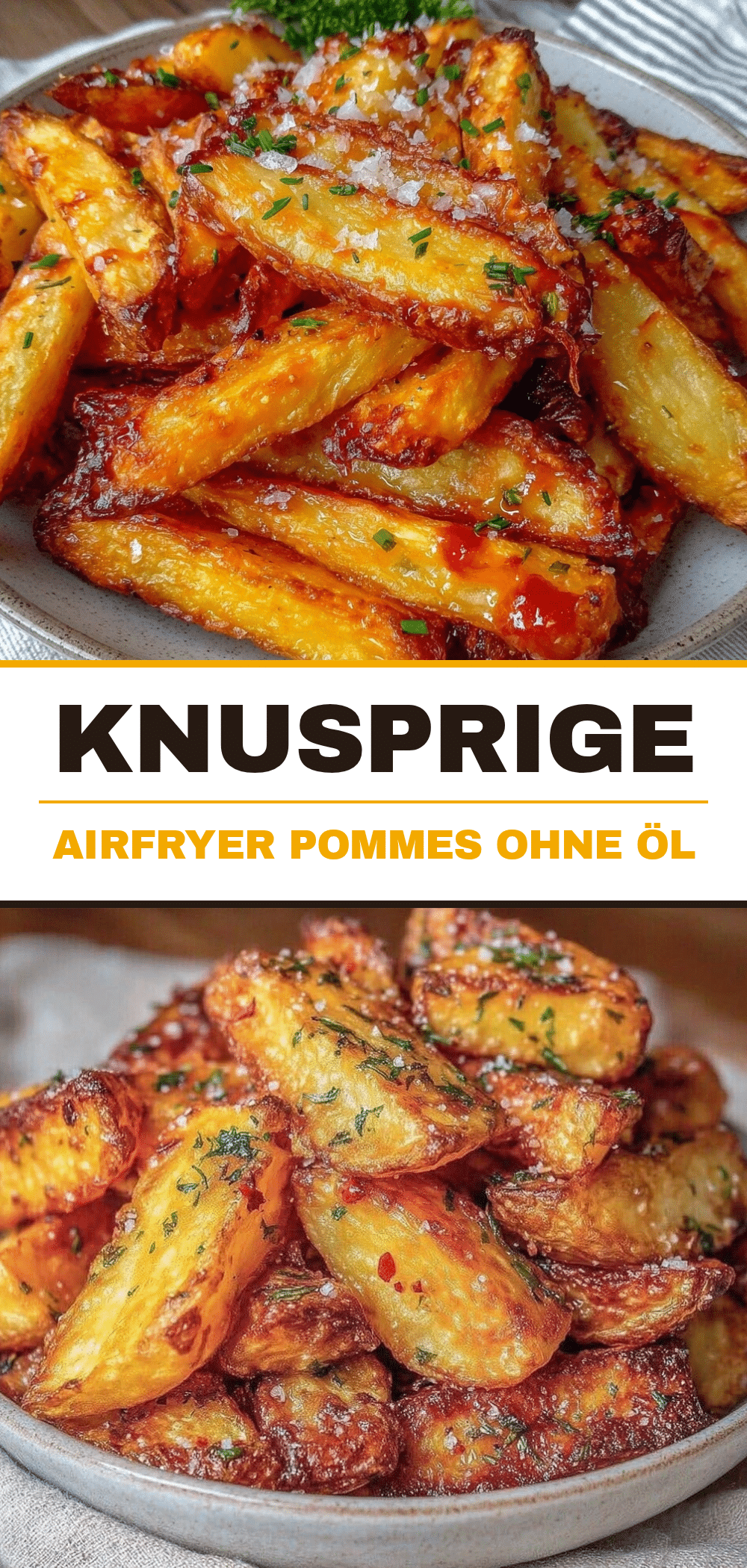 Airfryer Pommes: 5 Min. & Kein Öl 5 Airfryer Pommes recipe