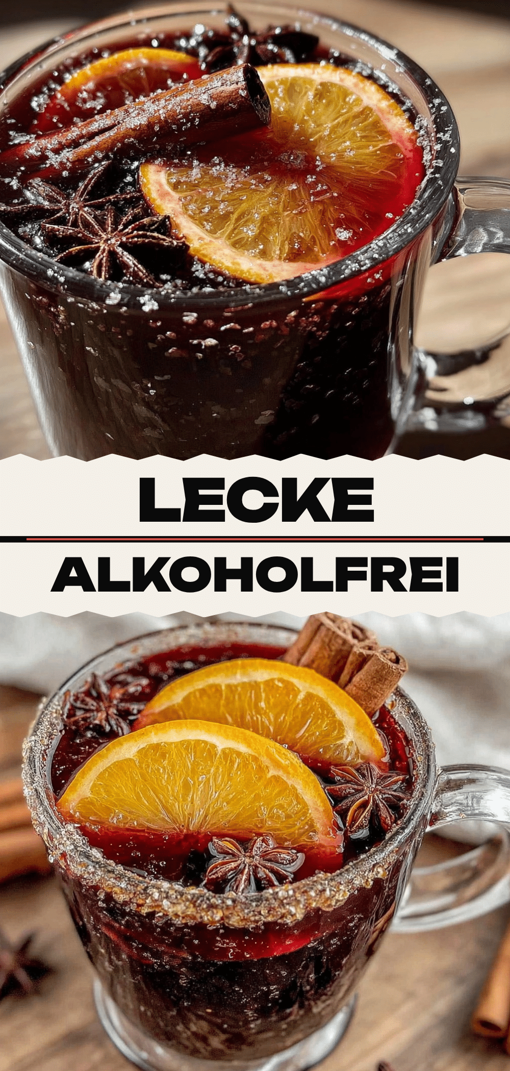 Alkoholfreier Glühwein: 10 Min. mit Orange & Zimt 5 alkoholfreier Glühwein recipe