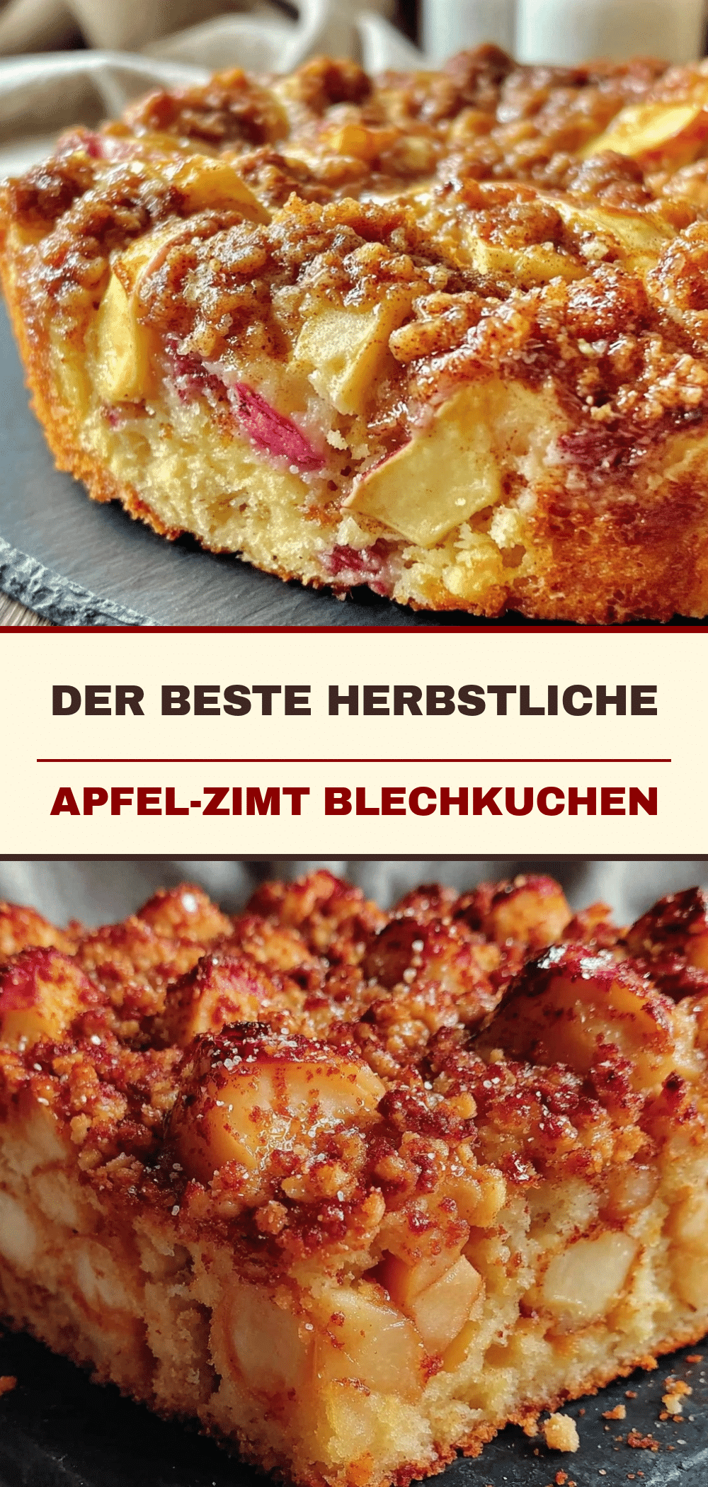 Apfel-Zimt Blechkuchen: 5pm Rettung 5 Apfel-Zimt Blechkuchen recipe