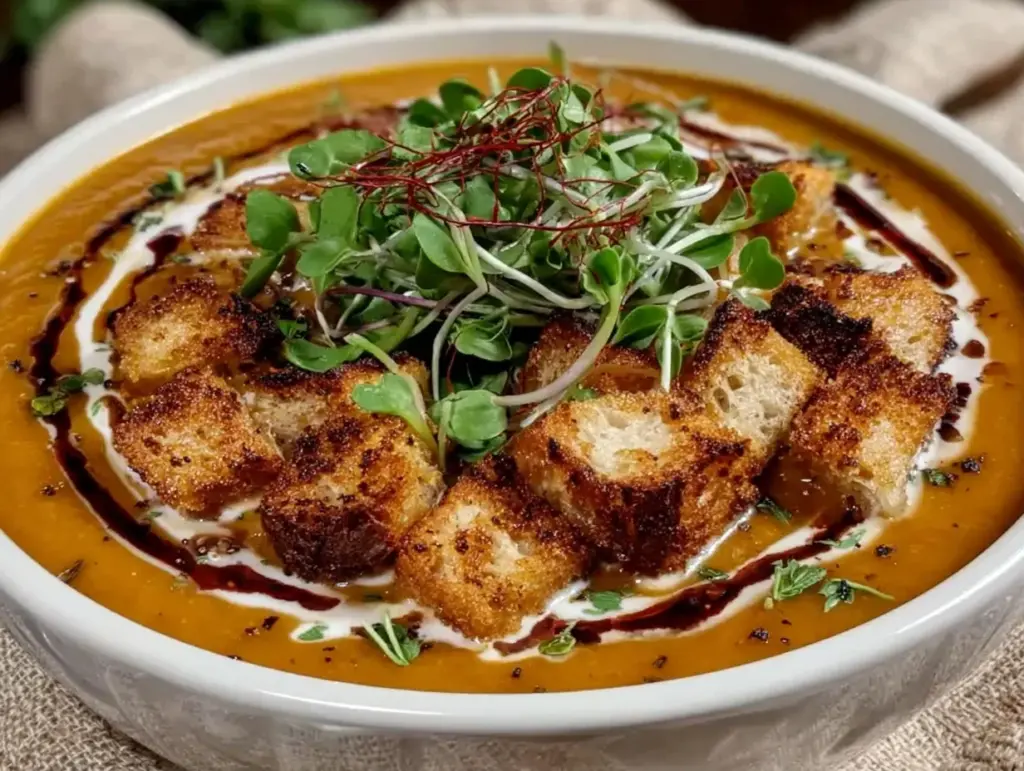 cremige Hokkaido Kürbissuppe in 20 Min - featured image