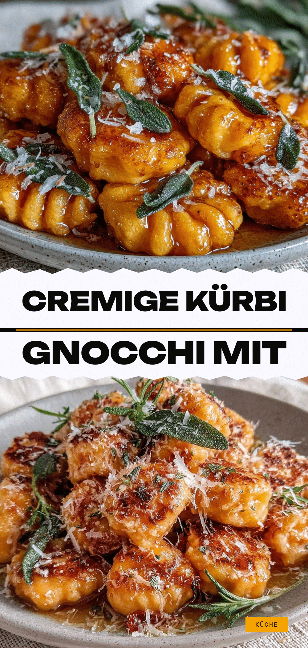 Cremige Kürbis-Gnocchi: 5pm dinner in 15 Min 5 cremige Kürbis-Gnocchi recipe