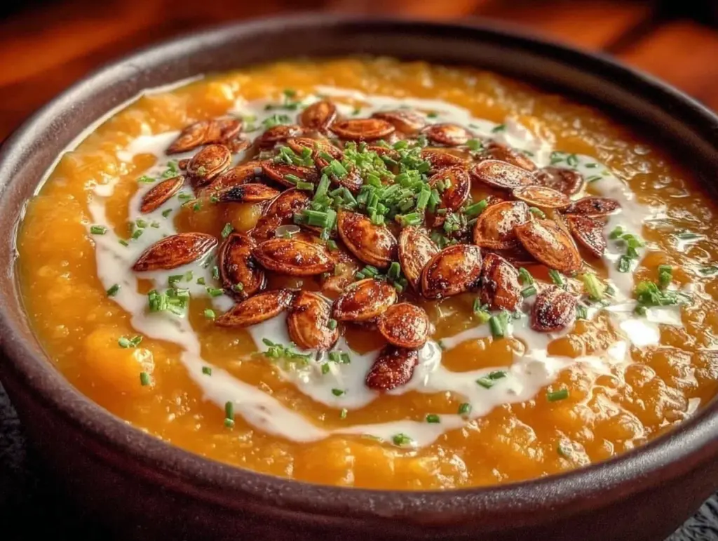 cremige Kürbissuppe - featured image