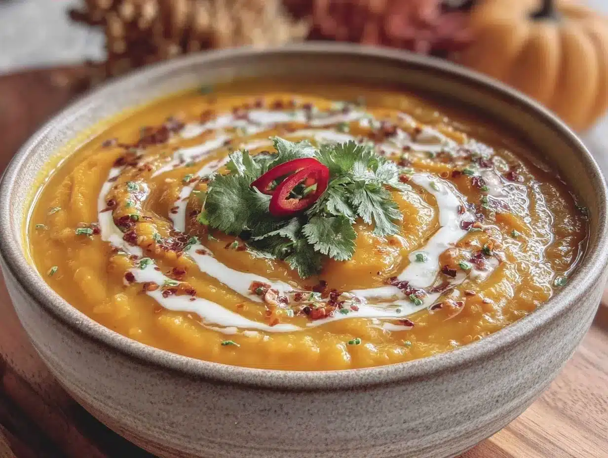 Cremige Kürbissuppe: Die perfekte 20-Minuten-Idee 4 cremige Kürbissuppe mit Ingwer preparation steps
