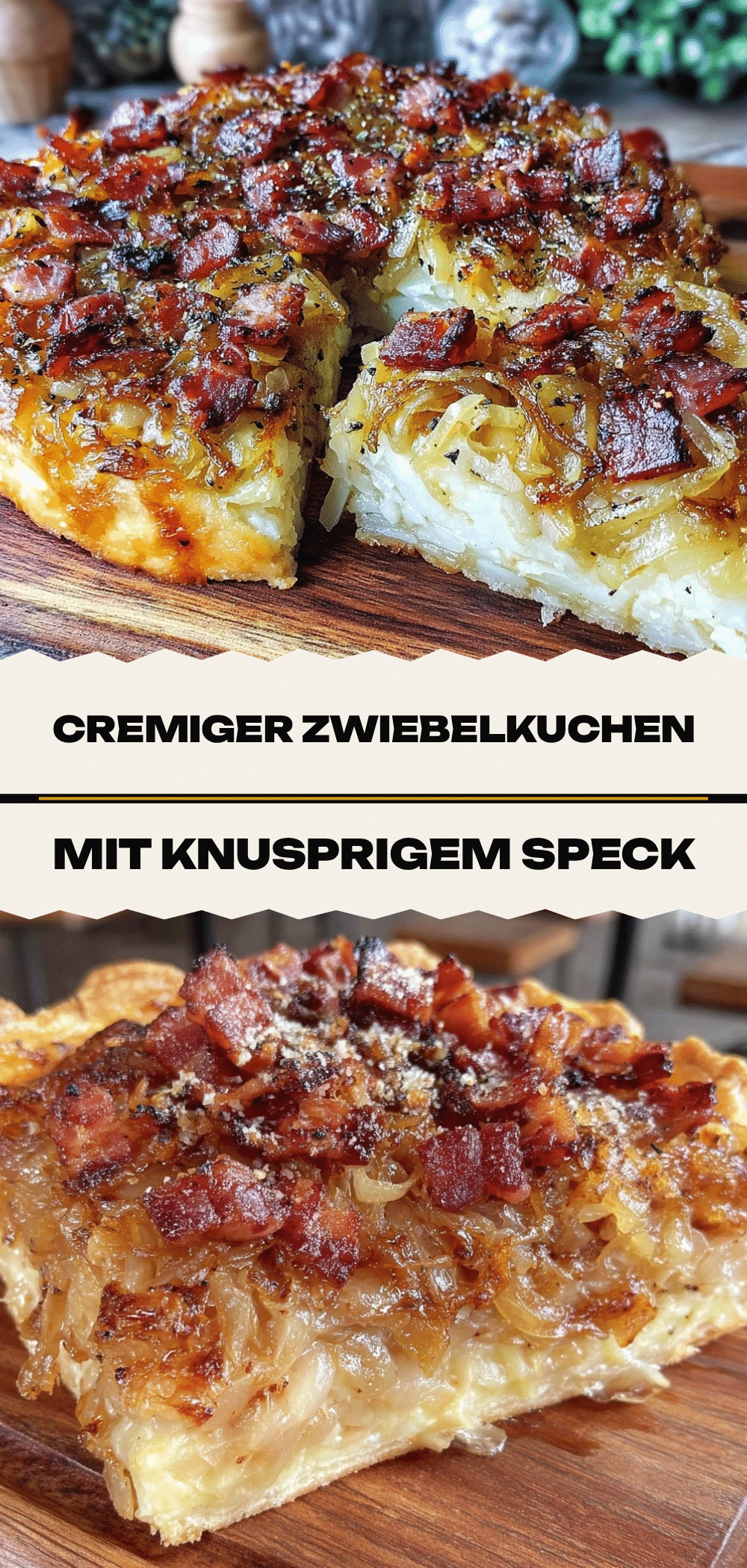 Cremiger Zwiebelkuchen: Super einfach in 30 Min 5 cremiger Zwiebelkuchen recipe