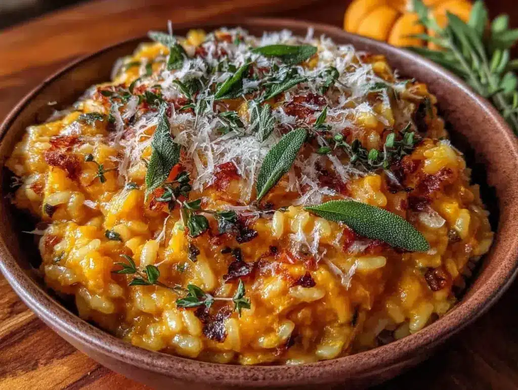 Cremiges Kürbis-Risotto - featured image