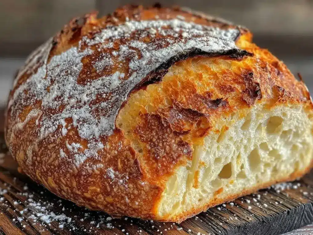 einfaches Sauerteigbrot ohne Starter - featured image