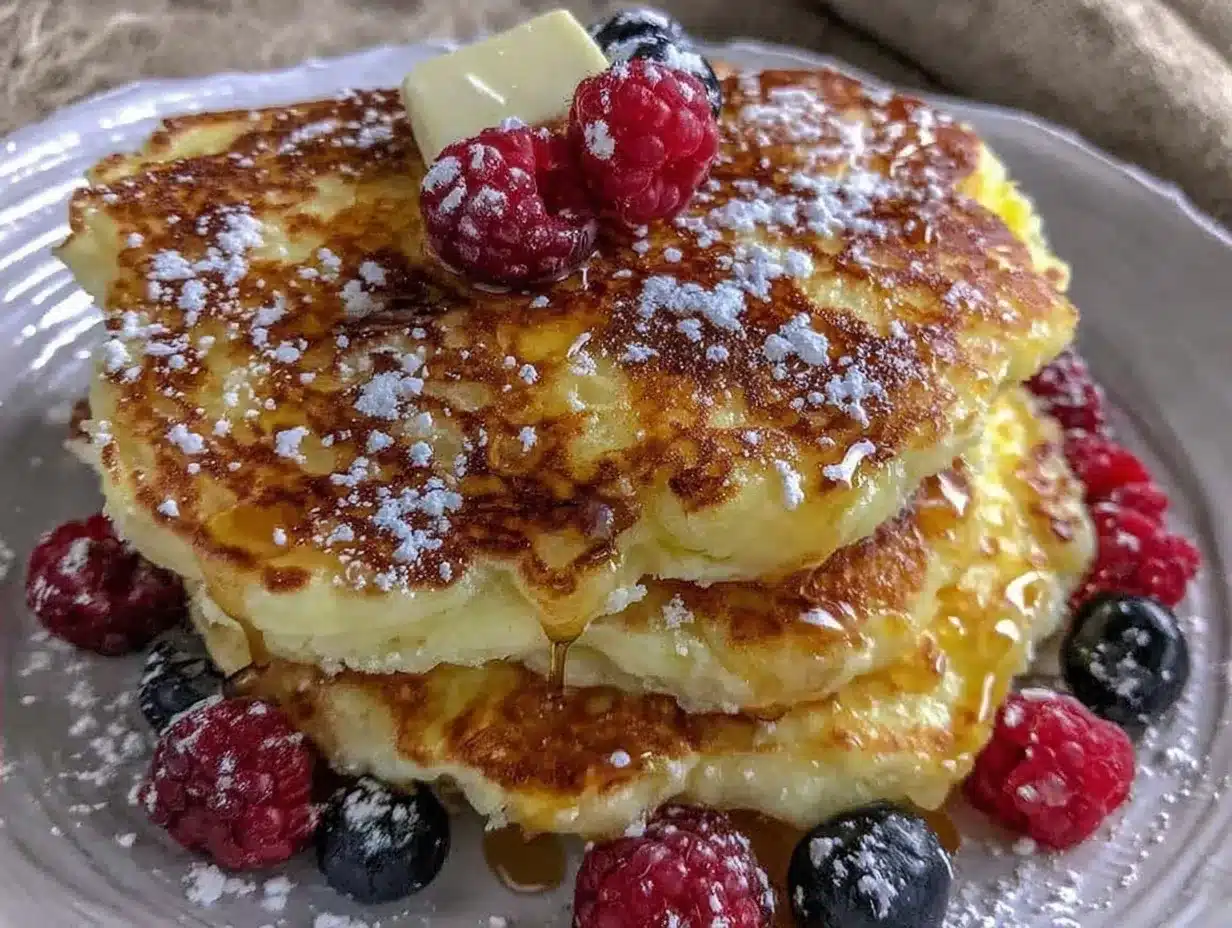 Einfrierbare Pfannkuchen: 5min Meal Prep 4 einfrierbare Pfannkuchen preparation steps