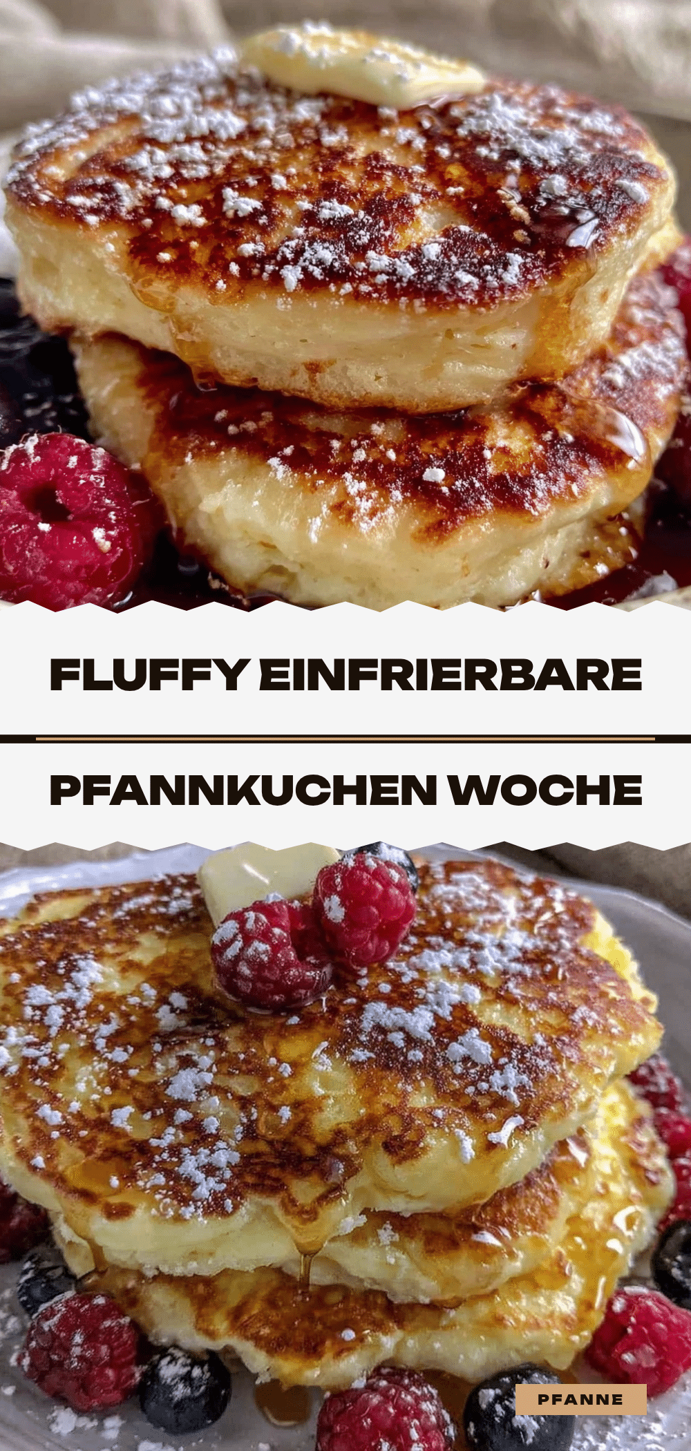 Einfrierbare Pfannkuchen: 5min Meal Prep 5 einfrierbare Pfannkuchen recipe