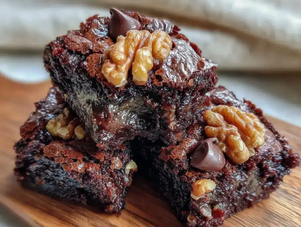 Fudgy Brownies mit Walnüssen - featured image