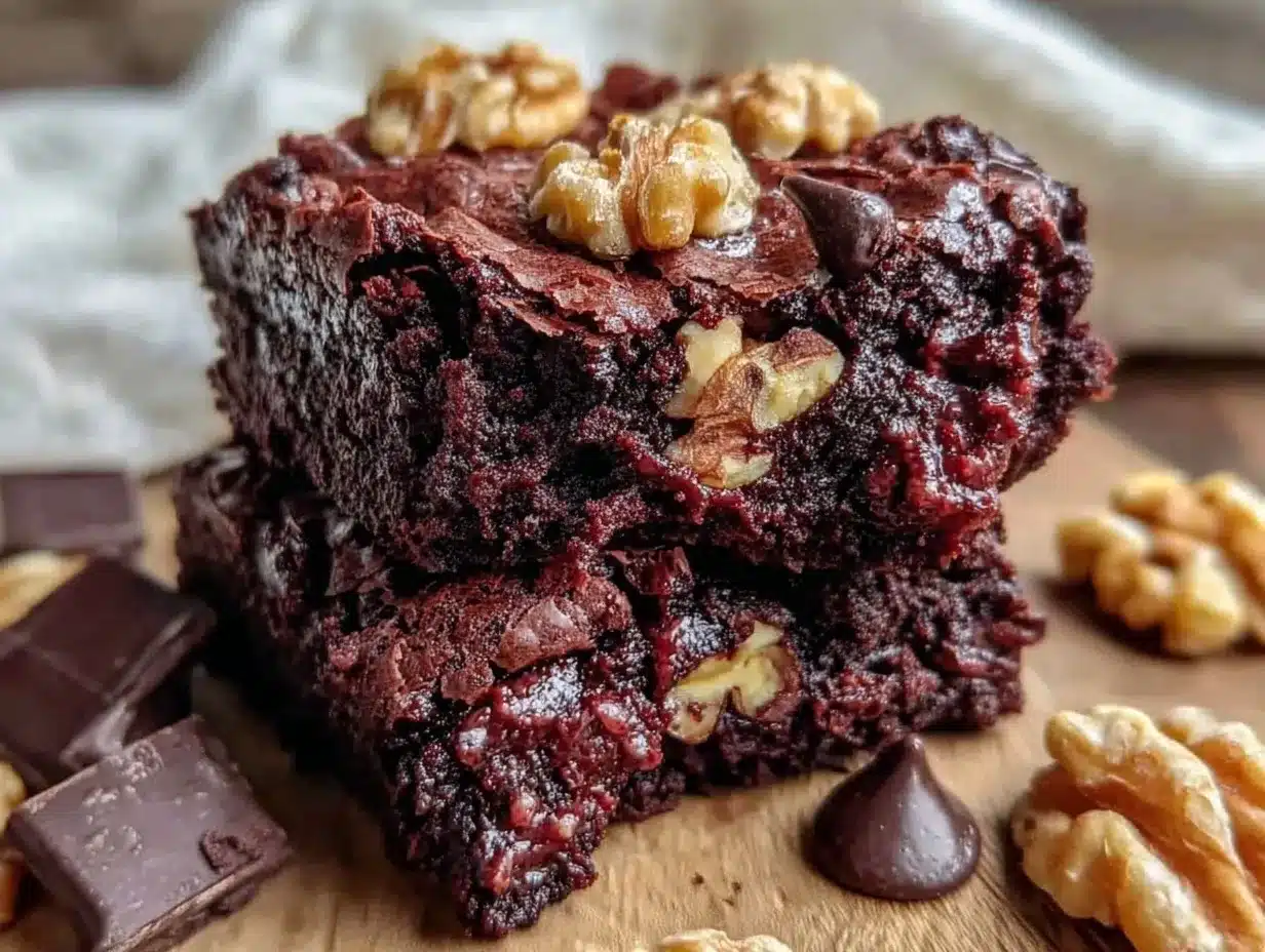 Fudgy Brownies mit Walnüssen: 5pm Rettung & Easy One-Pan 4 Fudgy Brownies mit Walnüssen preparation steps