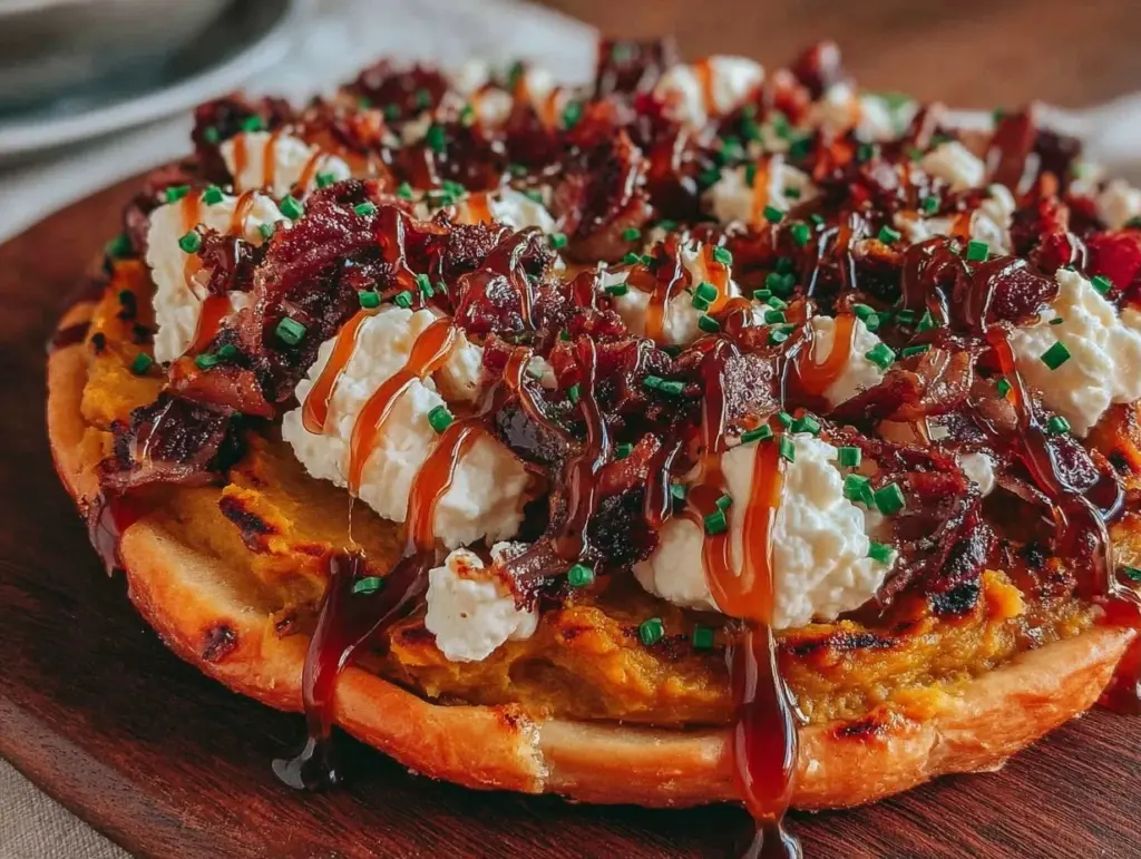 Herbst Kürbis-Flammkuchen - featured image