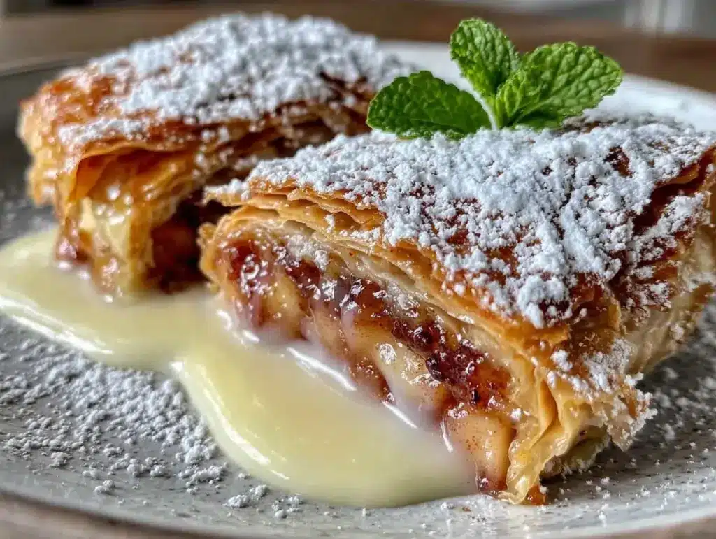 Knuspriger Apfelstrudel - featured image