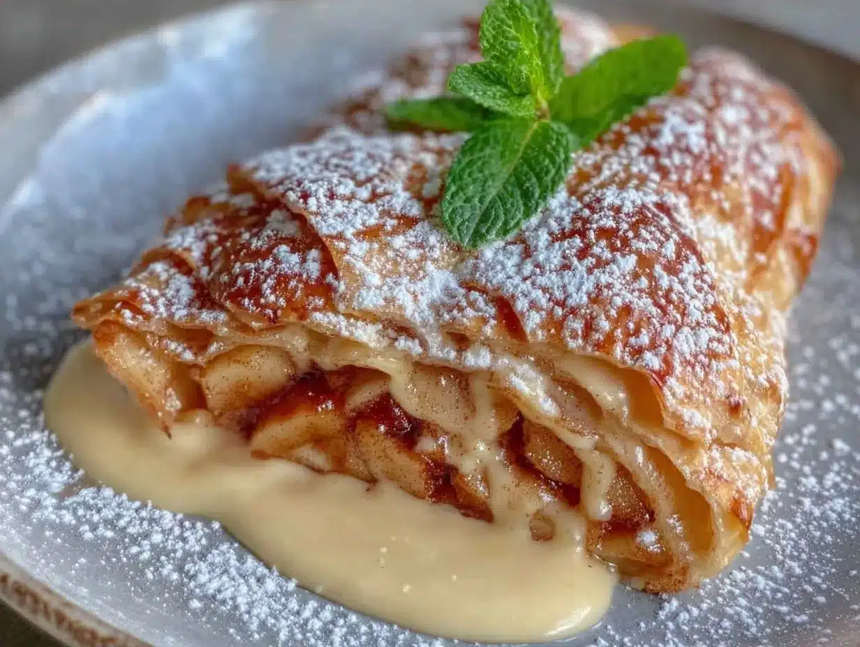 Knuspriger Apfelstrudel: In 30 Min. fertig! 4 Knuspriger Apfelstrudel preparation steps