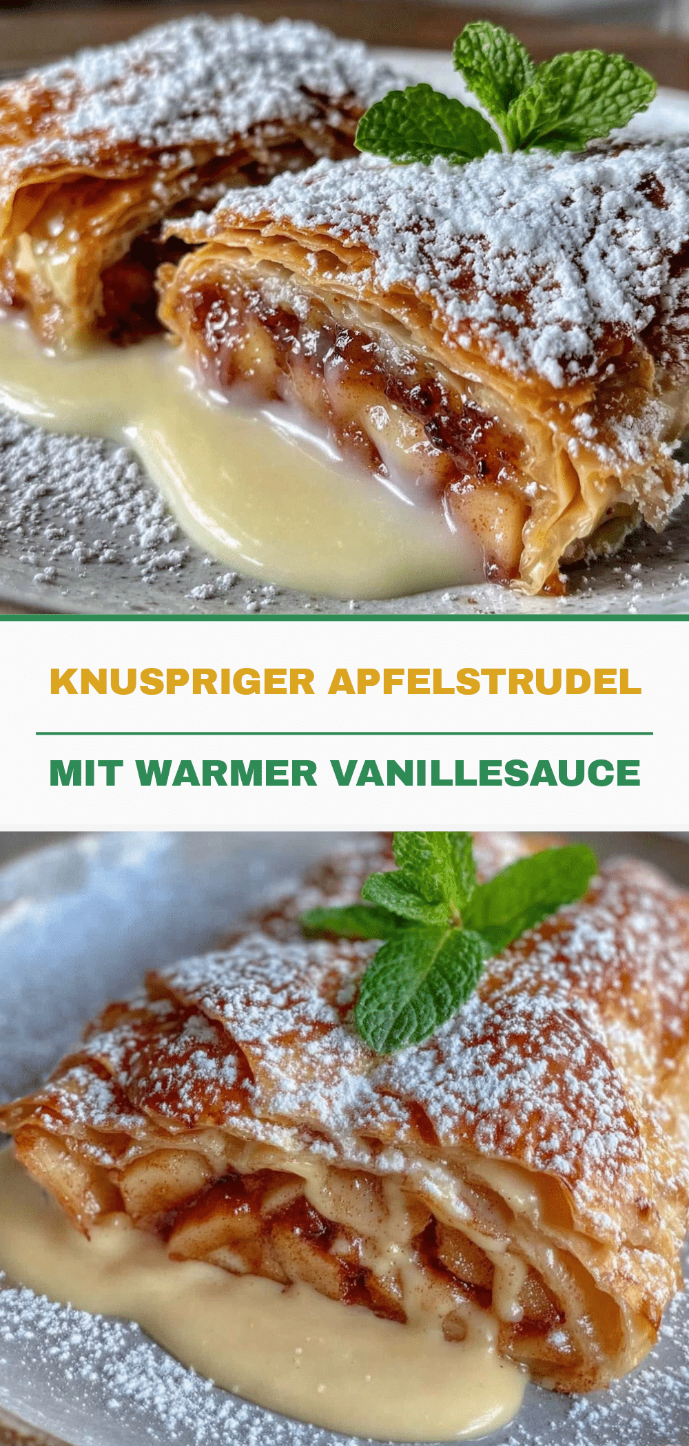 Knuspriger Apfelstrudel: In 30 Min. fertig! 5 Knuspriger Apfelstrudel recipe