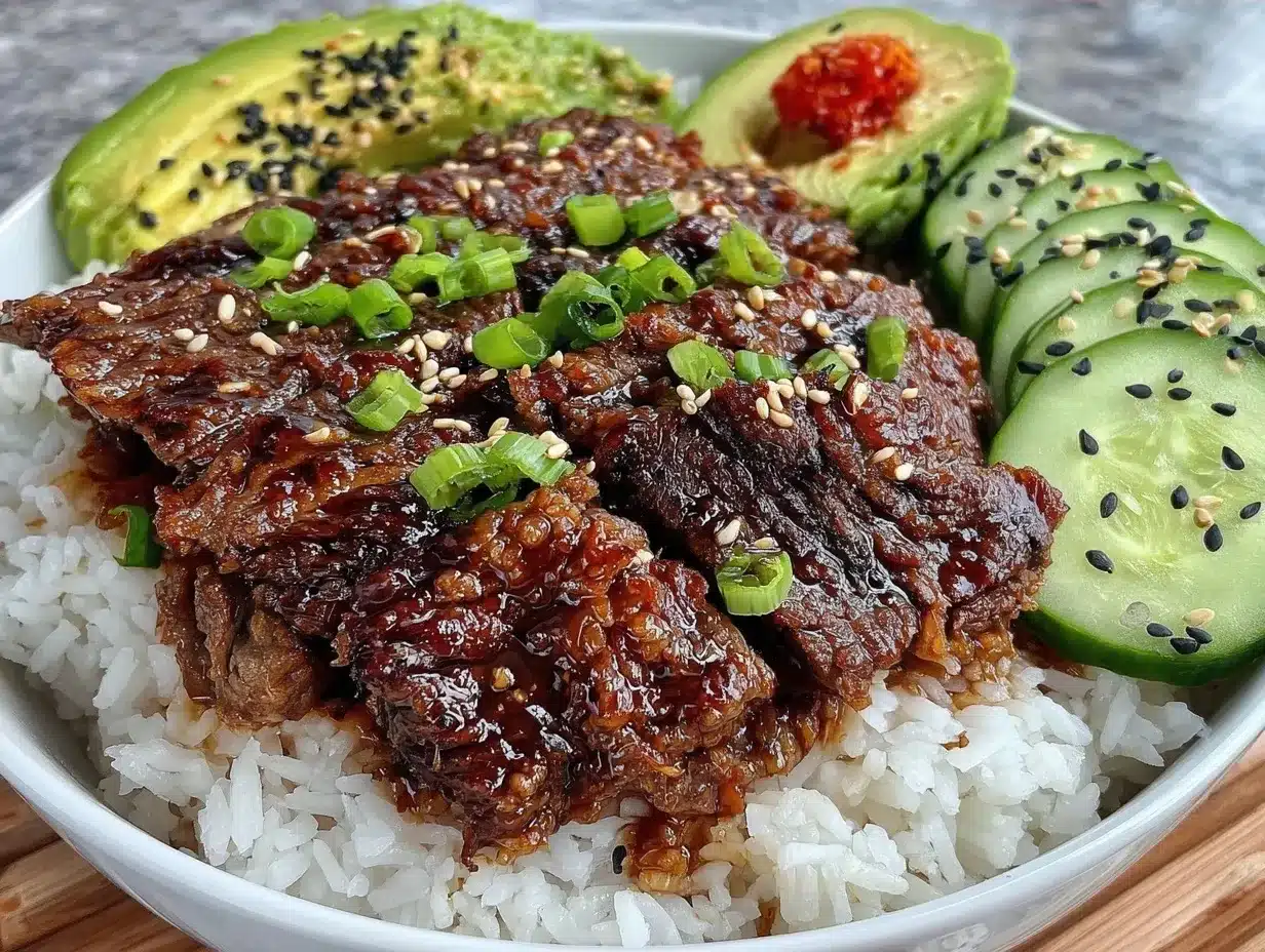 Koreanische Bulgogi Bowl: In 25 Min. Dinner 4 Koreanische Bulgogi Bowl preparation steps