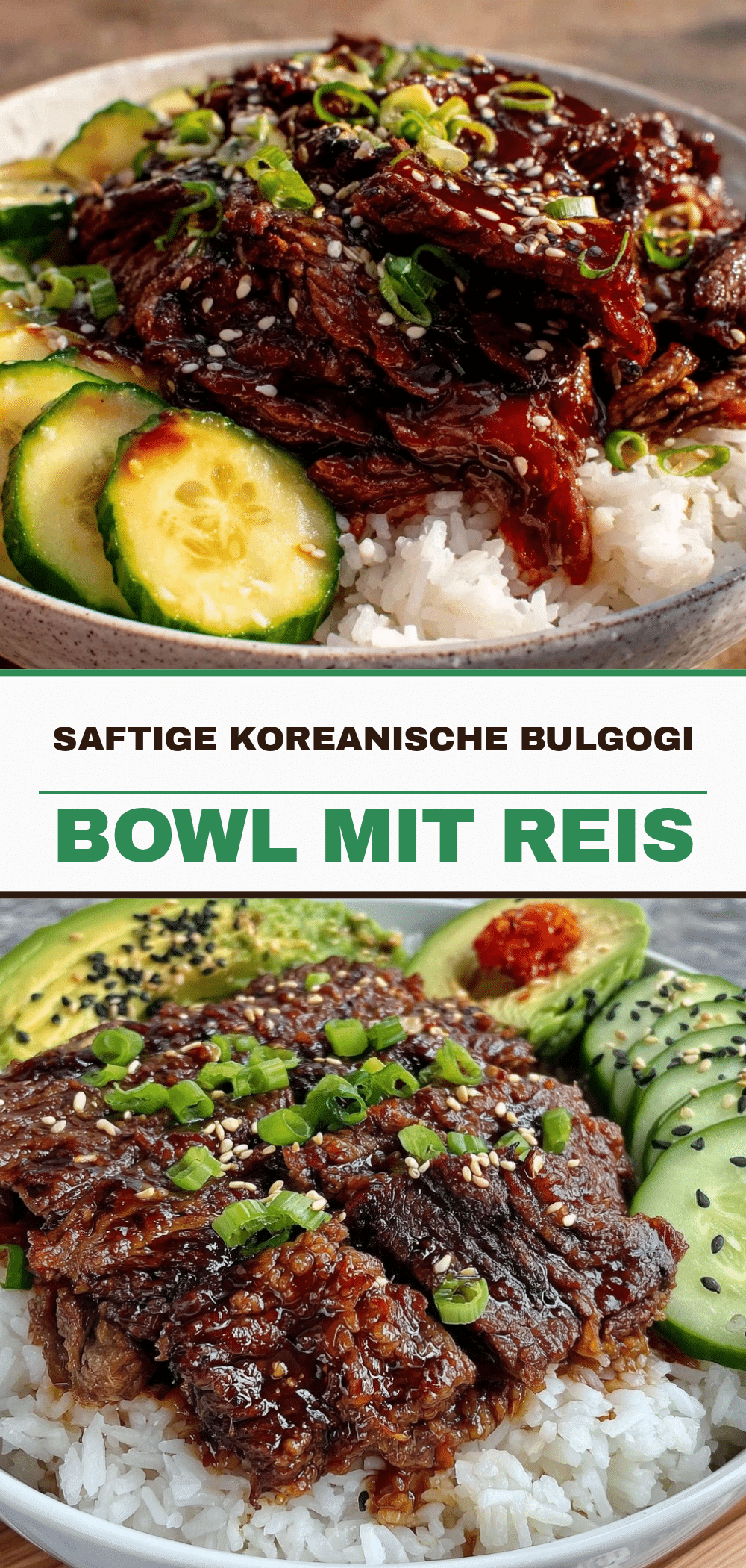 Koreanische Bulgogi Bowl: In 25 Min. Dinner 5 Koreanische Bulgogi Bowl recipe