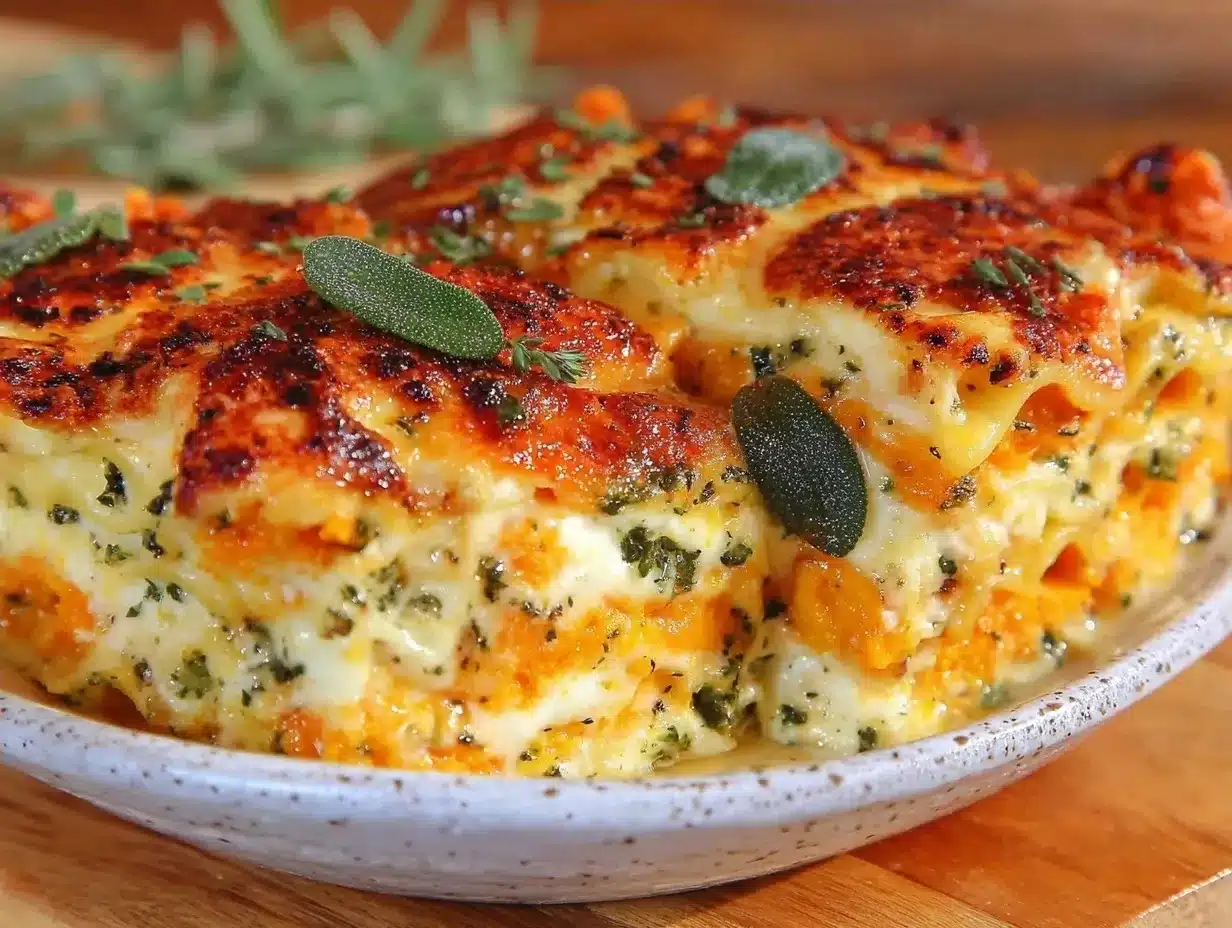 Kürbis-Lasagne: Cremige Quick-Fix für 5pm 4 Kürbis-Lasagne preparation steps