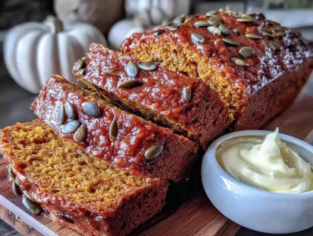 Kürbisbrot mit Kernen - featured image
