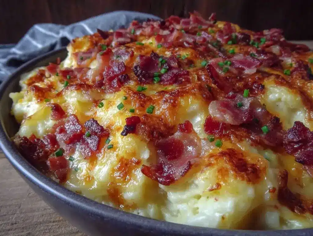 Low-Carb Blumenkohl-Käsegratin - featured image