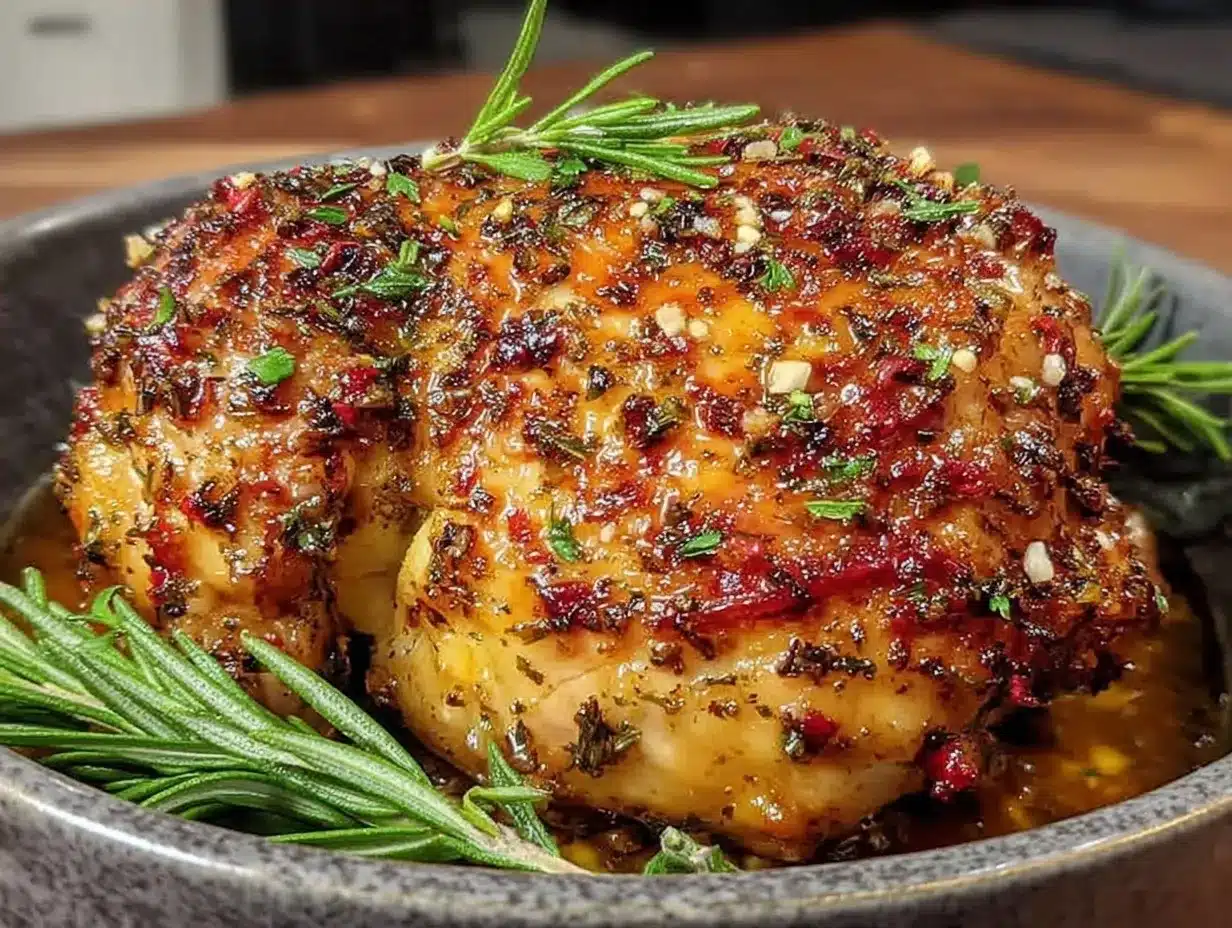 Saftiges Ofenhähnchen mit Kräutern: 30 Min Abendessen 4 Saftiges Ofenhähnchen mit Kräutern preparation steps