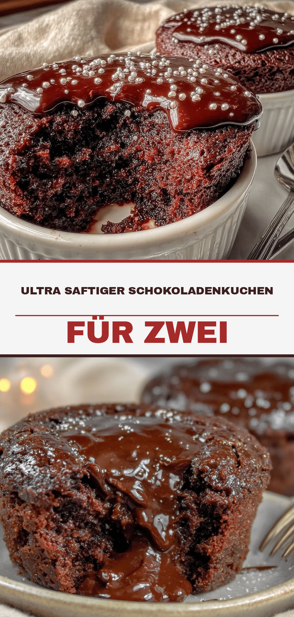 Schokoladenkuchen für zwei: Saftig in 30 Min 5 Schokoladenkuchen für zwei recipe