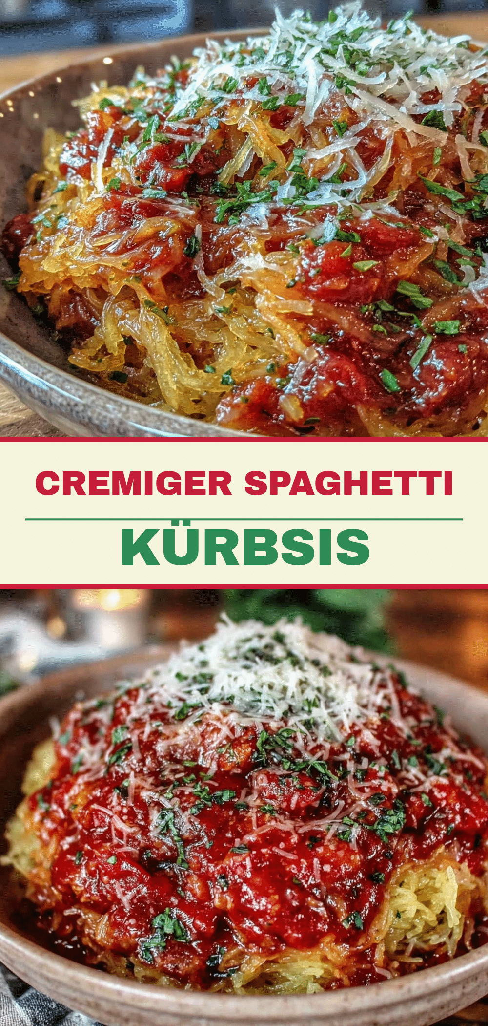 Spaghettikürbis mit Tomatensoße: In 25 Min. fertig 5 Spaghettikürbis mit Tomatensoße recipe