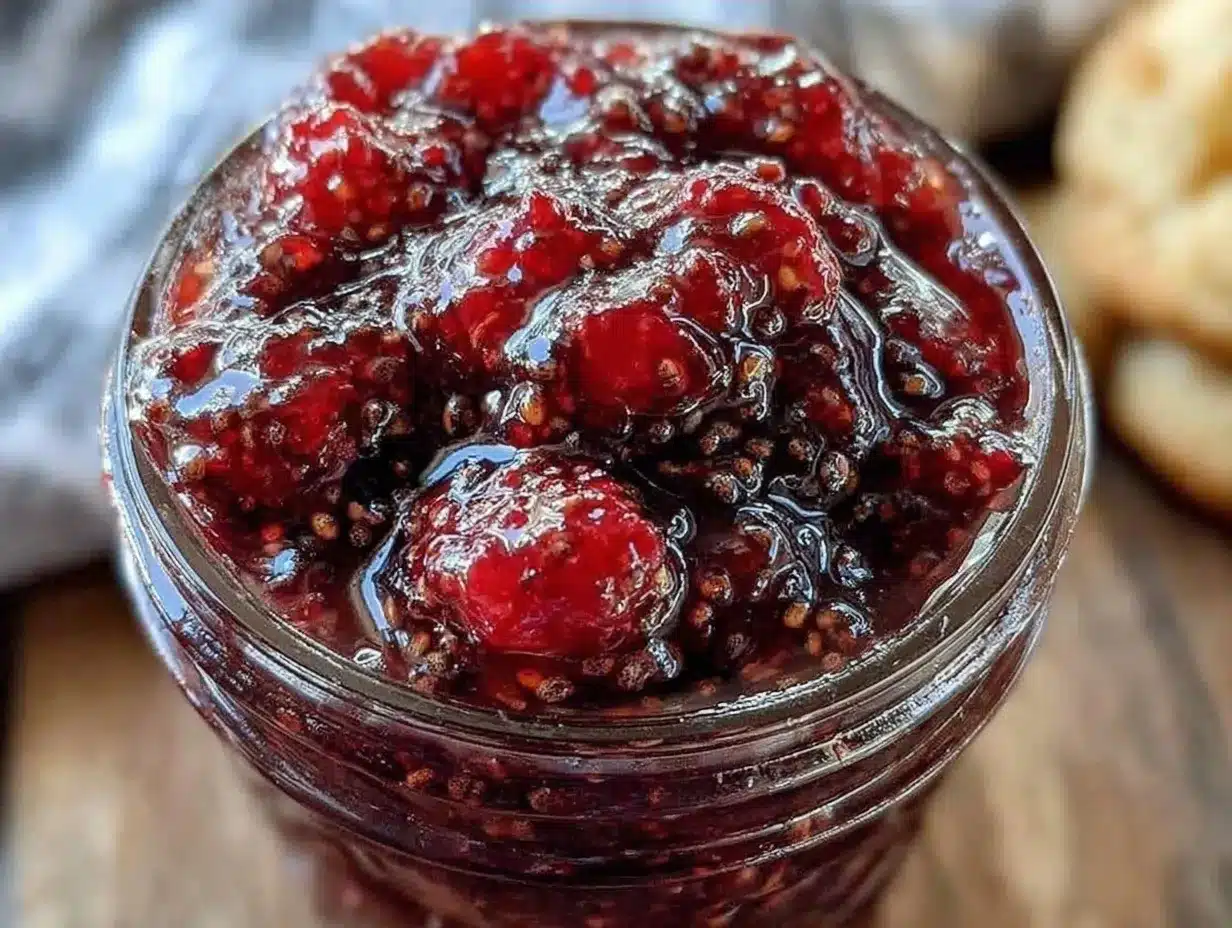 Zuckerfreie Beeren-Chia Marmelade: 5 Min, kein Stress 4 zuckerfreie Beeren-Chia Marmelade preparation steps