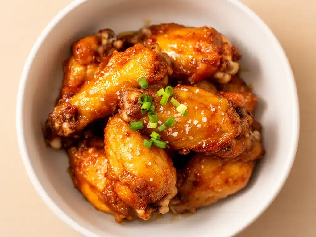 Airfryer Hähnchen-Wings: Honig-Knoblauch Rezept 4 Airfryer Hähnchen-Wings Honig-Knoblauch preparation steps
