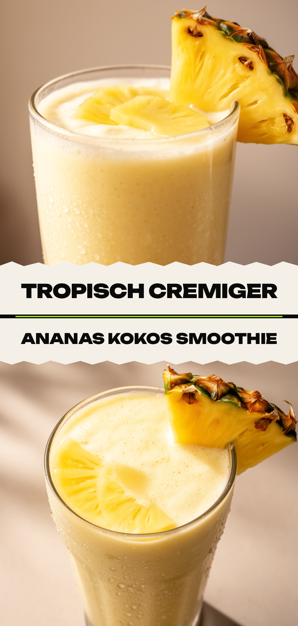 Tropischer Ananas Kokos Smoothie: 5 Min. Perfekt 5 Ananas Kokos Smoothie recipe