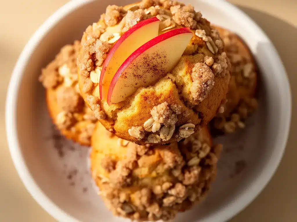 Apfel-Zimt-Muffins: Fluffy & Einfach für Pinterest 4 Apfel-Zimt-Muffins preparation steps