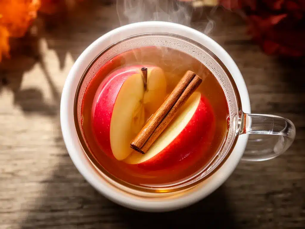 Wärmender Apfel-Zimt-Tee: 5 Min. einfaches Rezept 4 Apfel-Zimt-Tee preparation steps
