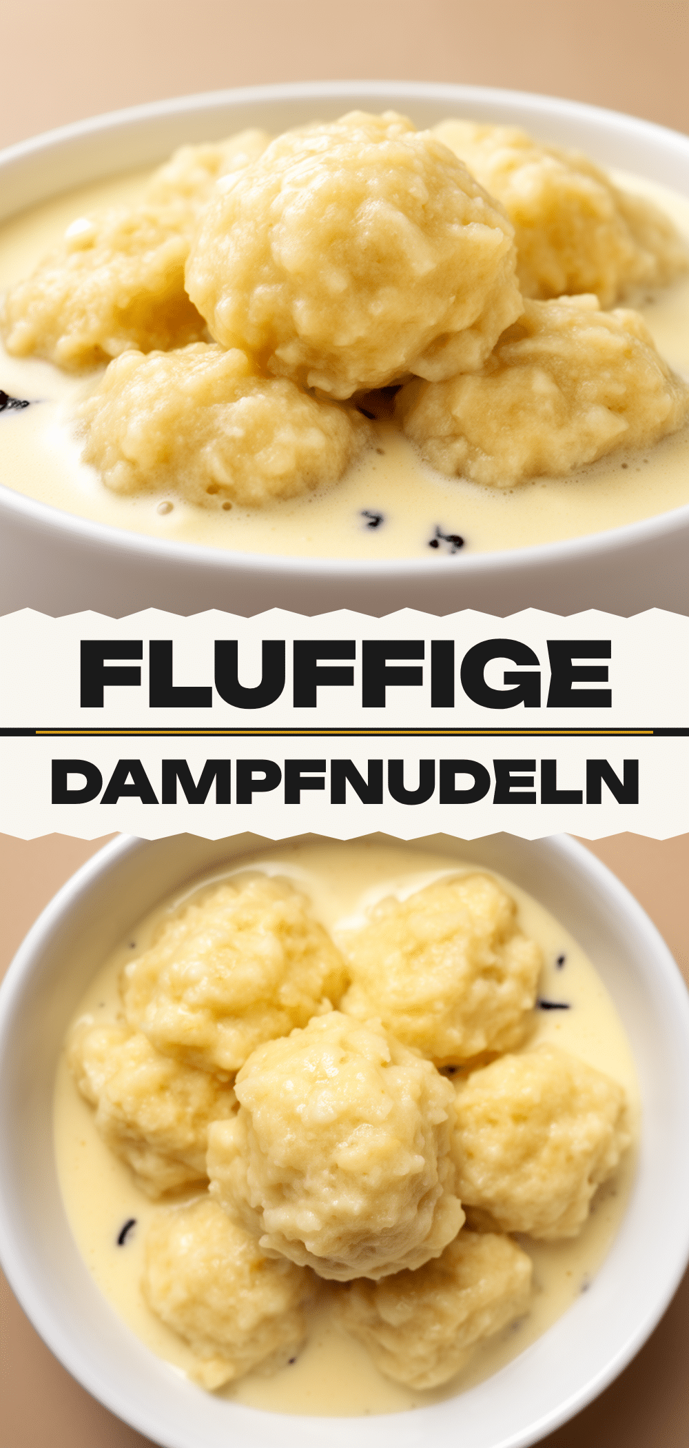 Bayerische Dampfnudeln: Einfaches Rezept mit Vanillesoße 5 Bayerische Dampfnudeln recipe