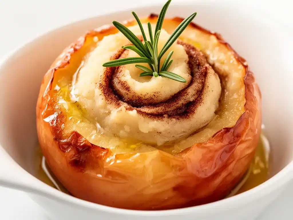 Bratapfel mit Marzipan-Zimt - featured image