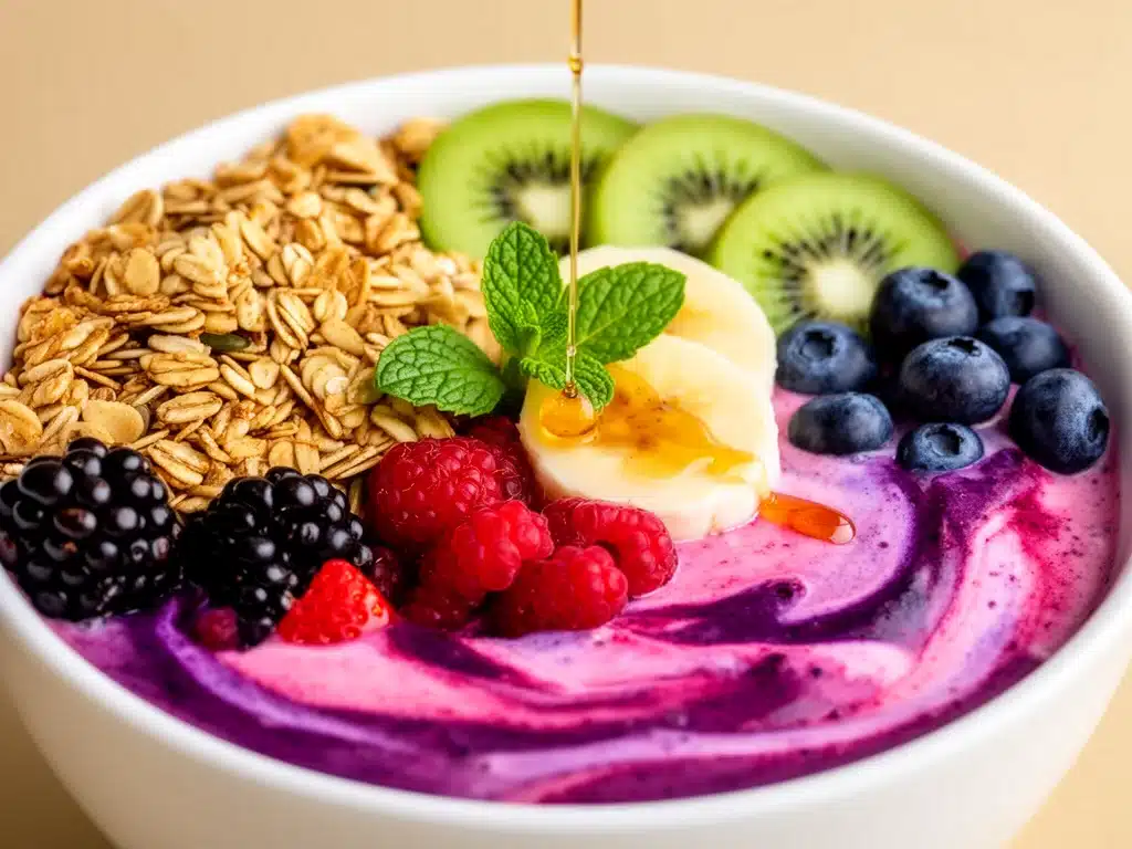 cremige Beeren Smoothie Bowl - featured image
