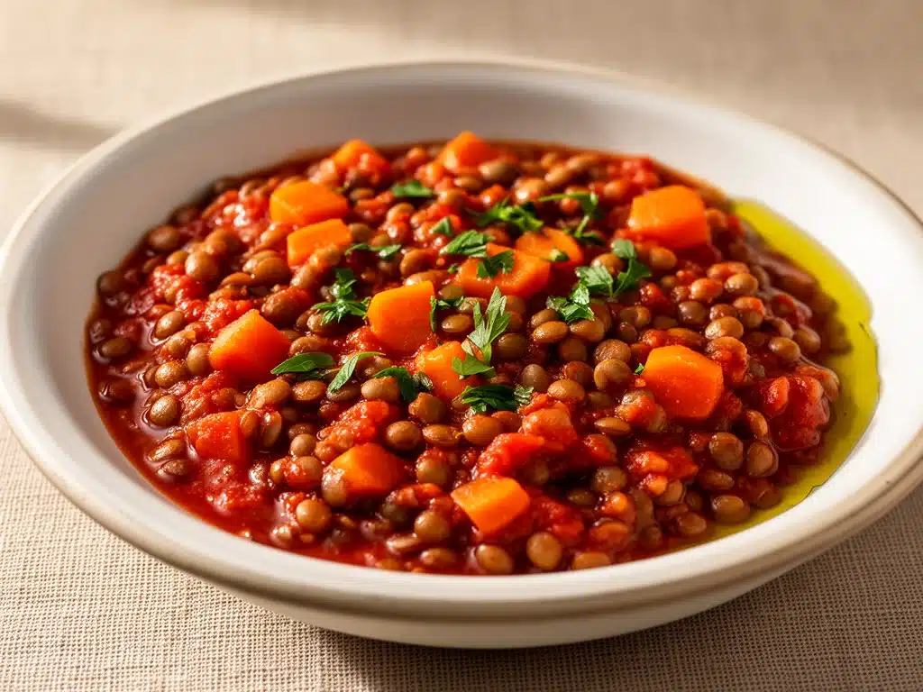 cremige Linsenbolognese - featured image
