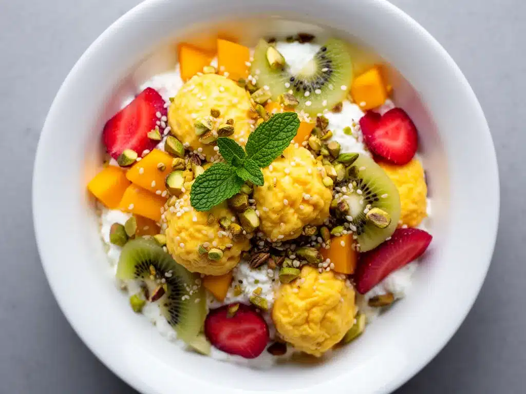 Cremige Quarkspeise mit frischen Früchten: Das perfekte Dessert 4 cremige Quarkspeise mit frischen Früchten in 10 Min preparation steps