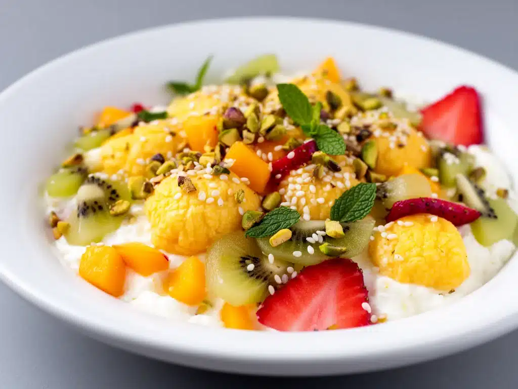 cremige Quarkspeise mit frischen Früchten in 10 Min - featured image