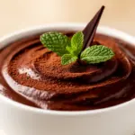 cremige vegane Schokoladen-Avocado-Mousse - featured image