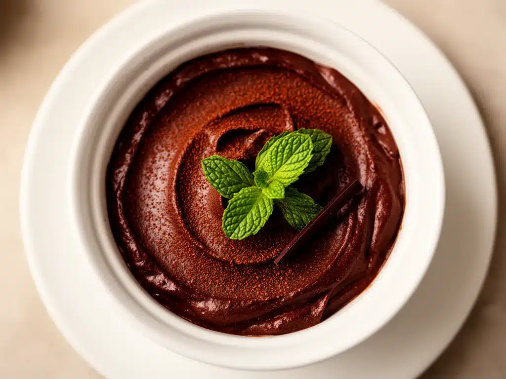 Cremige Vegan Schokoladen-Avocado-Mousse: Perfekt & Schnell 4 cremige vegane Schokoladen-Avocado-Mousse preparation steps