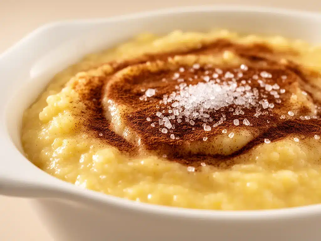 Cremiger Griesbrei mit Zimt - featured image