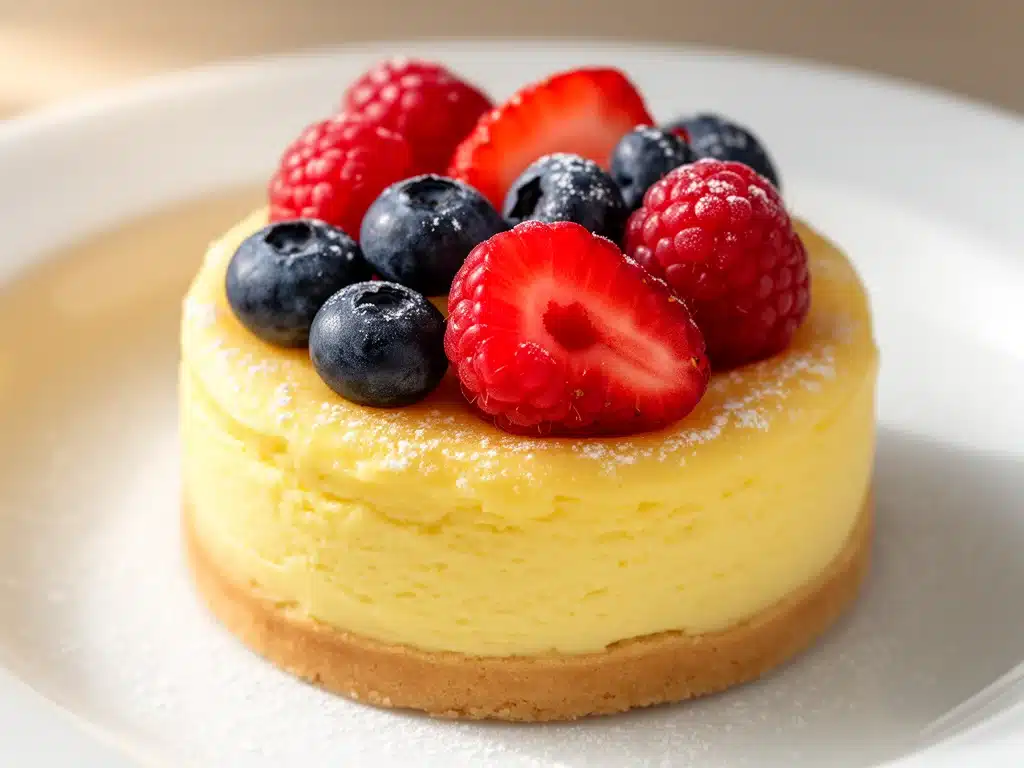 Cremiger Käsekuchen mit Beeren - featured image