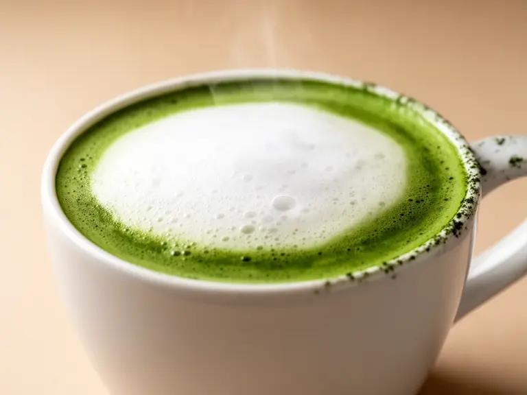 Startseite 7 cremiger Matcha Latte - featured image