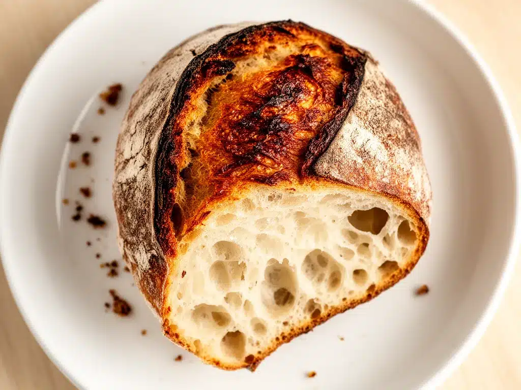 Einfaches Sauerteigbrot ohne Starter: Fluffig & Einfach 4 Einfaches Sauerteigbrot ohne Starter preparation steps