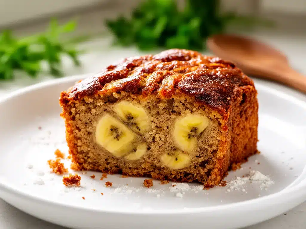 fluffiger Bananenkuchen ohne Mixer - featured image