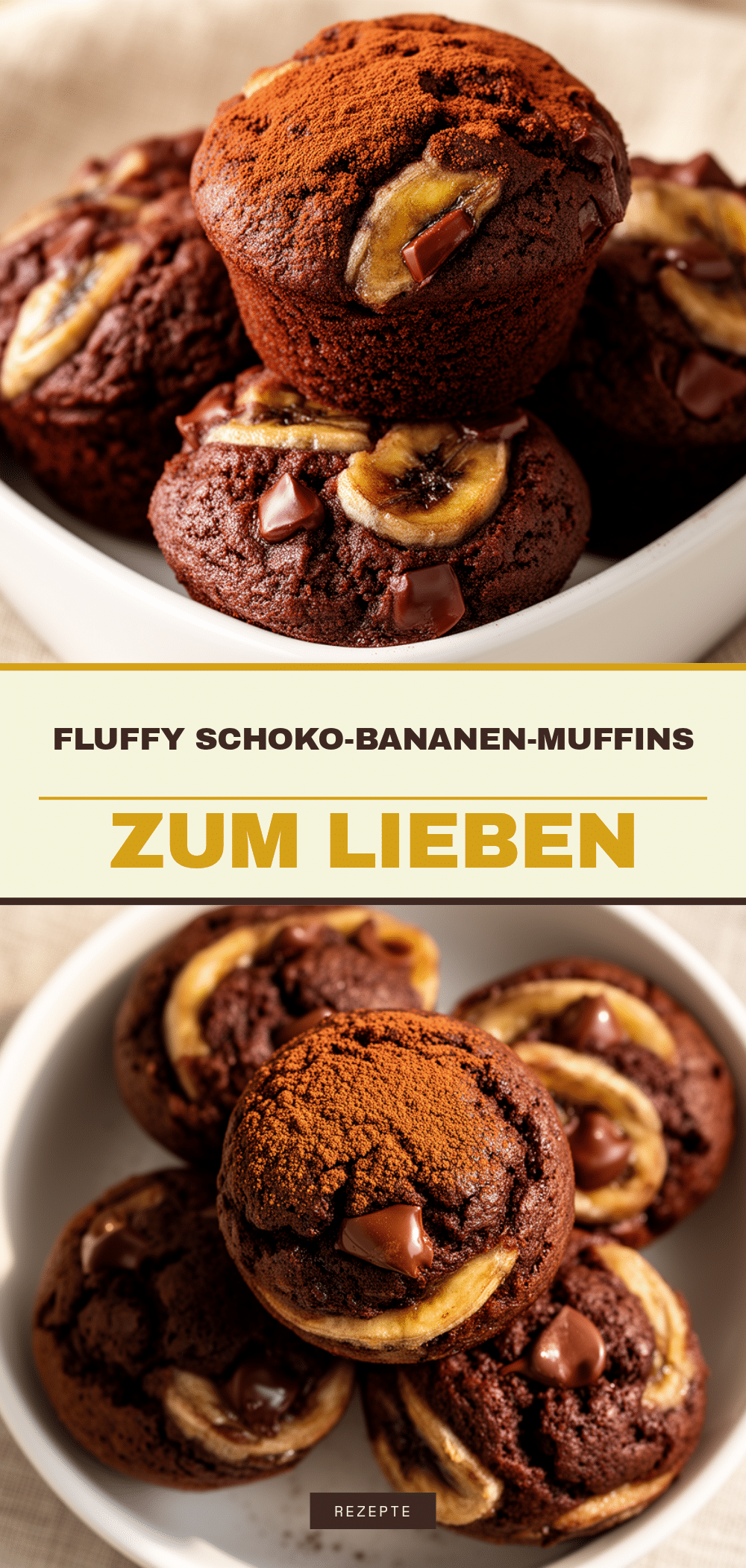 Fluffy Schoko-Bananen-Muffins: Der perfekte Snack 5 fluffy Schoko-Bananen-Muffins recipe