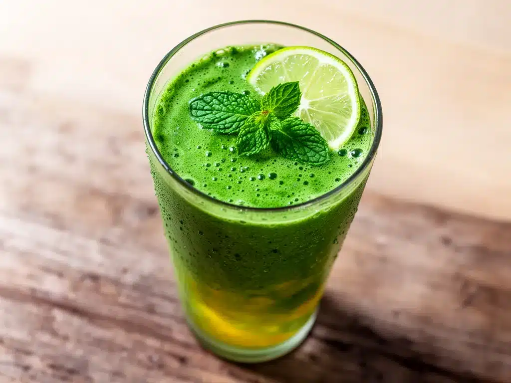 Gesunder Grüner Smoothie: Leckeres Rezept in 5 Min 4 Gesunder Grüner Smoothie preparation steps