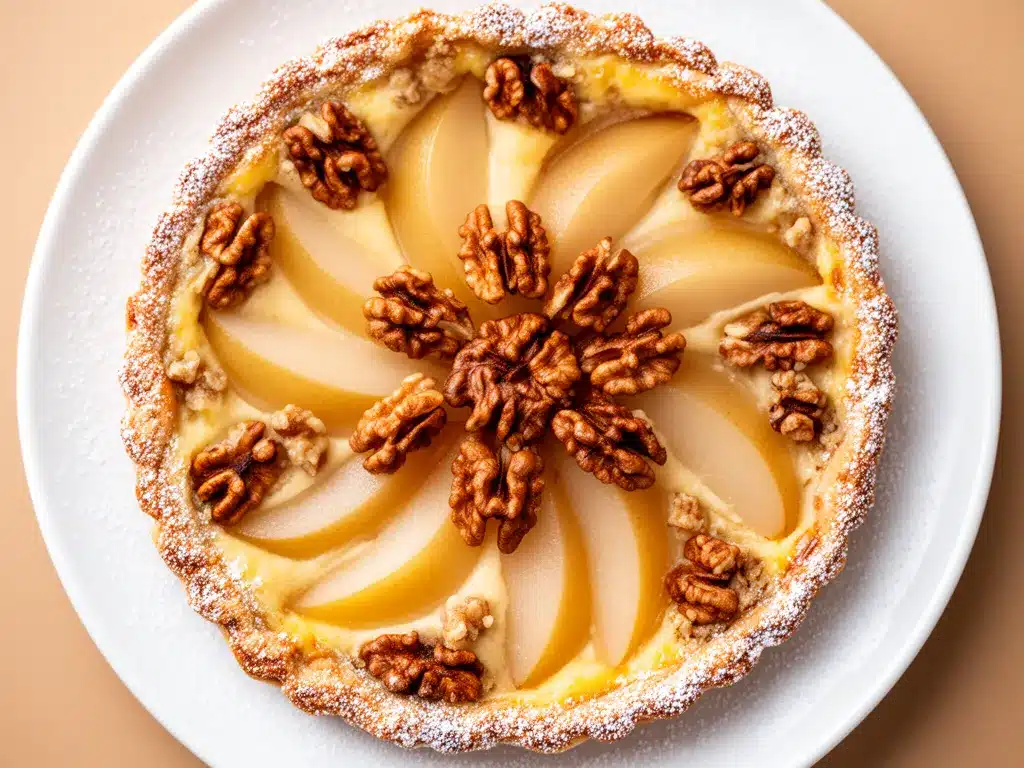 Herbstliche Birnen-Walnuss-Tarte: 5 Schritte zum perfekten Herbst-Dessert 4 Herbstliche Birnen-Walnuss-Tarte preparation steps
