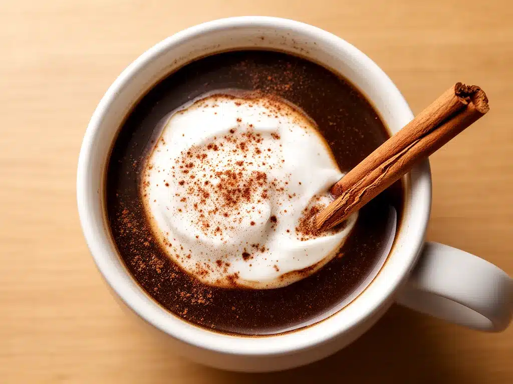 Herbstlicher Gewürzkaffee mit Zimt: 5 Min. Winterdrink 4 Herbstlicher Gewürzkaffee mit Zimt preparation steps