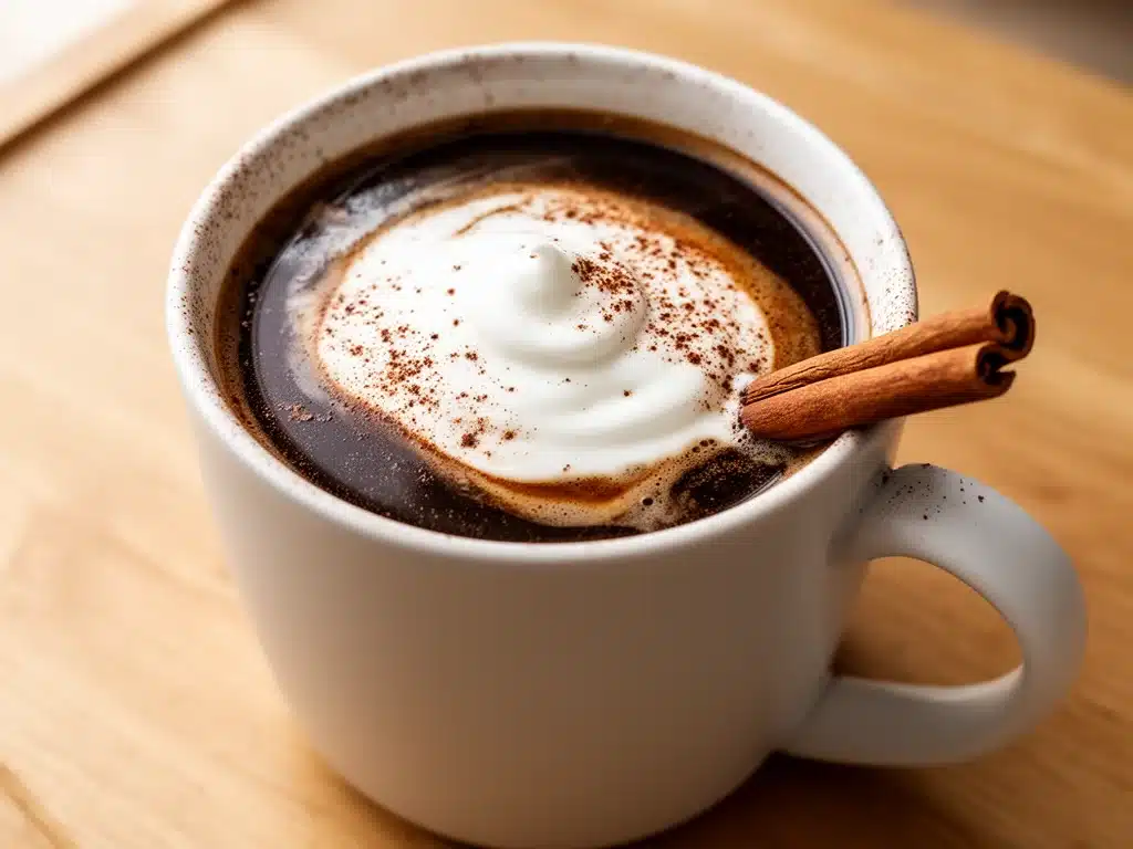 Herbstlicher Gewürzkaffee mit Zimt - featured image