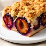 Herbstlicher Zwetschgenkuchen mit Streuseln - featured image